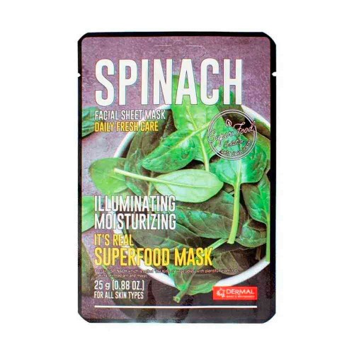 Dermal It's Real superfood Mask Spinach