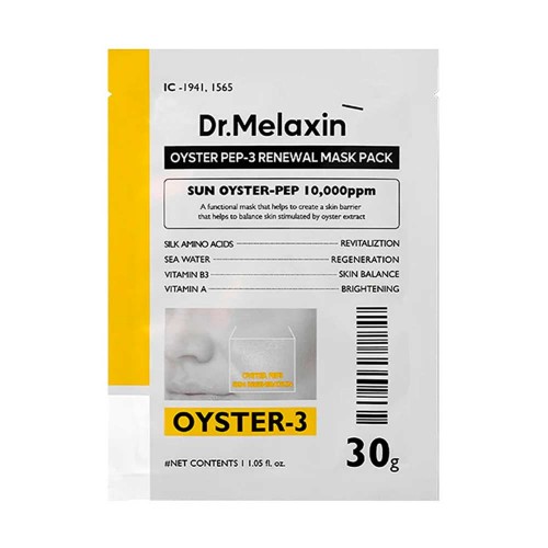 Dr. Melaxin Oyster Pep 3 Renewal Mask