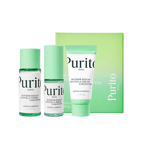 Purito Seoul Wonder Releaf Centella Mini Kit Unscented