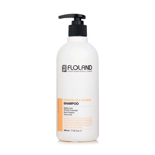 Floland Premium Silk Keratin Shampoo, 530 ml