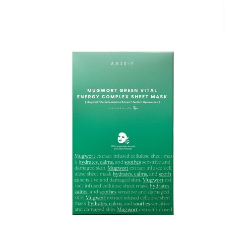 Axis-Y 61% Green Vital Energy Complex Mask 5 Mask Set