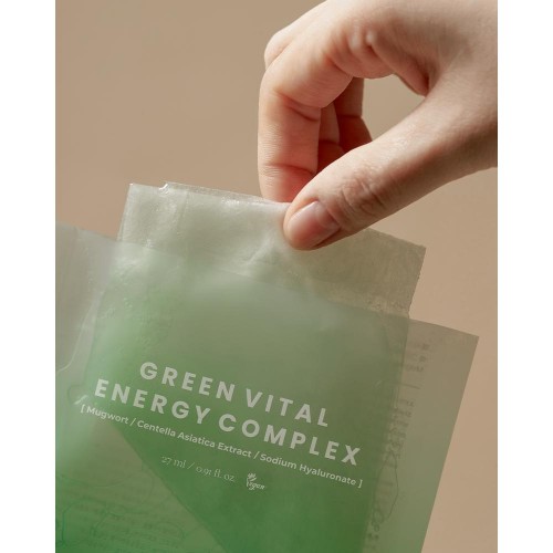 Axis-Y 61% Green Vital Energy Complex Mask 5 Mask Set