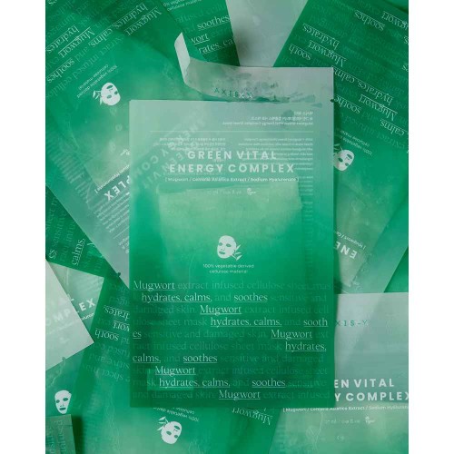 Axis-Y 61% Green Vital Energy Complex Mask 5 Mask Set