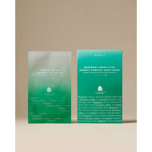 Axis-Y 61% Green Vital Energy Complex Mask 5 Mask Set