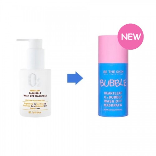 Be The Skin Heartleaf O2 Bubble Wash Off Mask Pack
