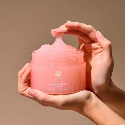 Dr. Melaxin Guerande Sea Salt Perfume Body Scrub Coral Rose