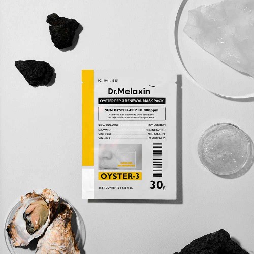 Dr. Melaxin Oyster Pep 3 Renewal Mask 5-masks