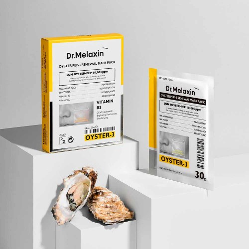 Dr. Melaxin Oyster Pep 3 Renewal Mask 5-masks