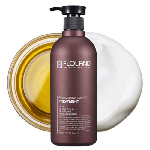 Floland Premium Silk Keratin Treatment, 530 ml