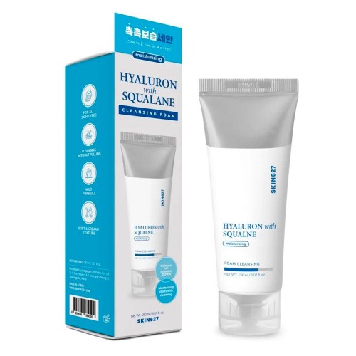 Skin627 Hyaluron with Squalane Cleansing Foam
