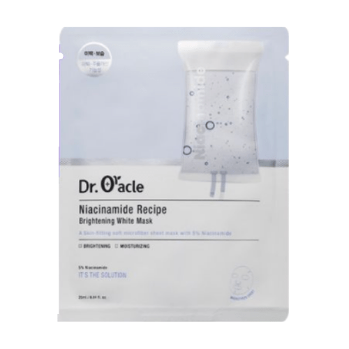 DR. ORACLE Recipe Mask Niacinamide Recipe Brightening White Mask