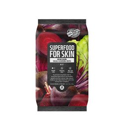 FARMSKIN Superfood For Skin Brightening Facial Cleansing Wipes - Beet