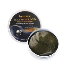 FARMSTAY Black&Pearl Gold Hydrogel Eye Patch