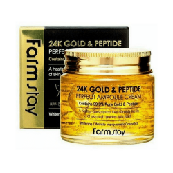 FARMSTAY 24K Gold & Peptide Perfect Ampoule Cream