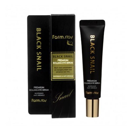 FARMSTAY Black Snail Premium Rolling Eye Serum