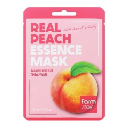 FARMSTAY Real PEACH Essence Mask