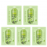 Jigott Green Tea Real Ampoule Mask Set x5