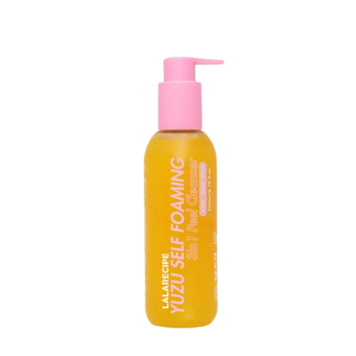 LALARECIPE YUZU SELF FOAMING 3in1 CLEANSER