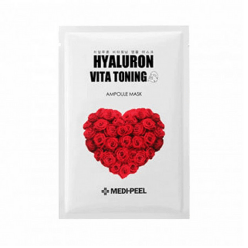 MEDI-PEEL Hyaluron Vita Toning Ampoule Mask Sheet