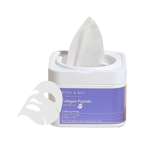 Mary&May Collagen Peptide Vital Mask 30pc