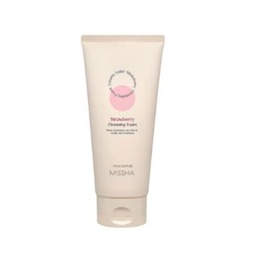 Missha Creamy Latte Cleansing Foam Strawberry