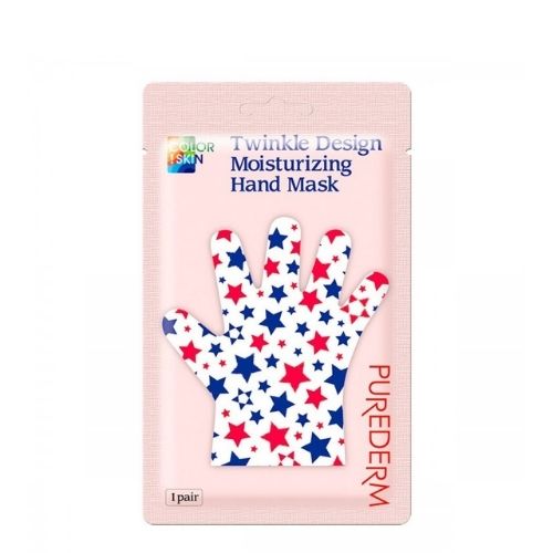PUREDERM Color !Skin Twinkle Design Moisturizing Hand Mask