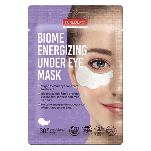 Purederm Biome Energizing Under Eye Mask 30 pcs