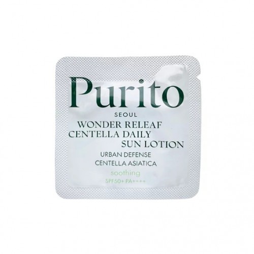 Purito Seoul Wonder Releaf Centella Daily Sun Lotion SPF 50+ PA++++ 1g