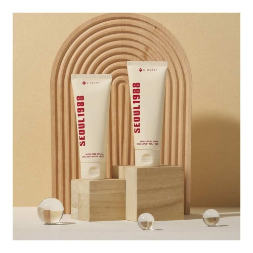 K-Secret Seoul 1988 Cream Snail Mucin 93% and Rice