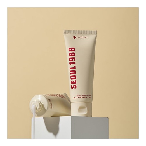 K-Secret Seoul 1988 Cream Snail Mucin 93% and Rice