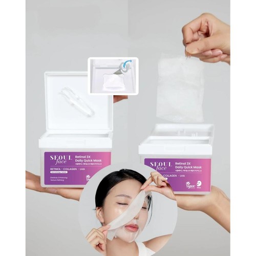Dermal Seoul Face Retinol 3X Daily Quick Mask
