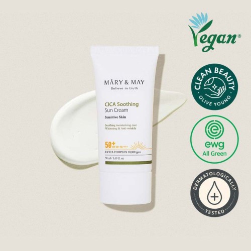 Mary&May CICA Soothing Sun Cream SPF50+ PA++++