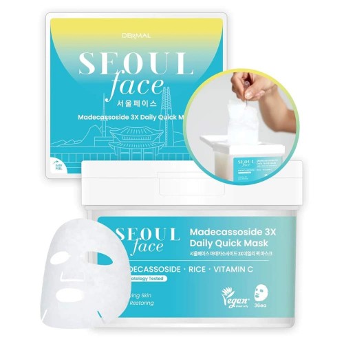 Dermal Seoul Face Madecassoside 3X Daily Quick Mask