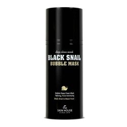The Skin House Pack BLACK SNAIL BUBBLE MASK
