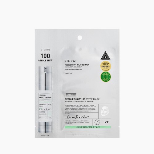 VT Cosmetics Mild Reedle Shot 100 2-Step Mask