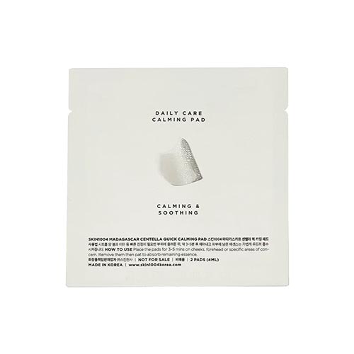 SKIN1004 Madagascar Centella Quick Calming Pad 2x4ml