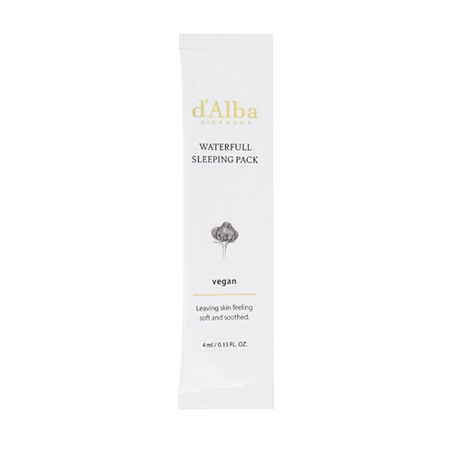 D'Alba Waterfull Vegan Sleeping Pack 1 x 12ml