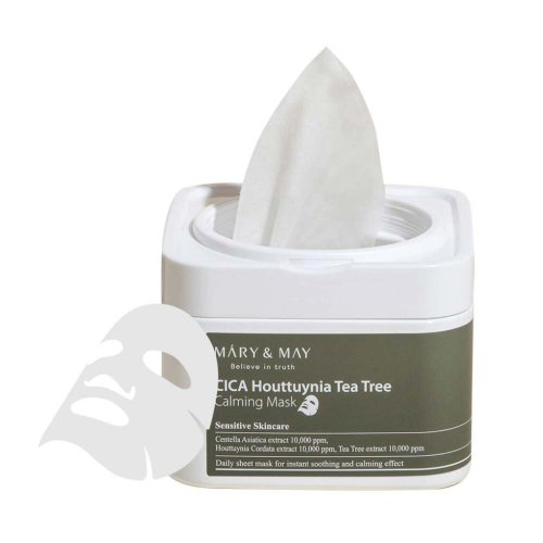 Mary&May CICA Houttuynia Tea Tree Calming Mask 30pc