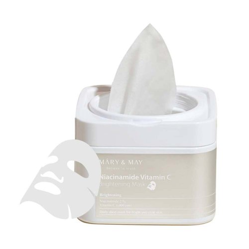 Mary&May Niacinamide Vitamin C Brightening Mask 30pc