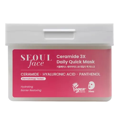 Dermal Seoul Face Ceramide 3X Daily Quick Mask