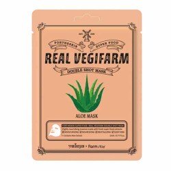 Fortheskin Super Food Real Vegifarm Double Shot Mask - Aloe