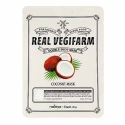Fortheskin Super Food Real Vegifarm Double Shot Mask - Coconut
