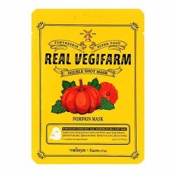 Fortheskin Super Food Real Vegifarm Double Shot Mask - Pumpkin