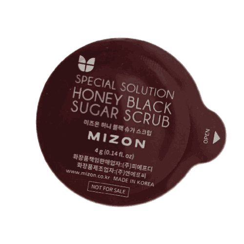 Mizon Honey Black Sugar Scrub Sample Blister 4g