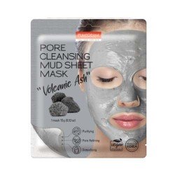 Purederm Pore Cleansing Mud Sheet Mask Volcanic Ash